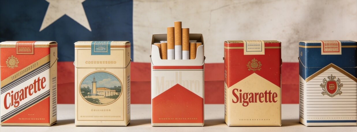 Chilean Cigarette Packages